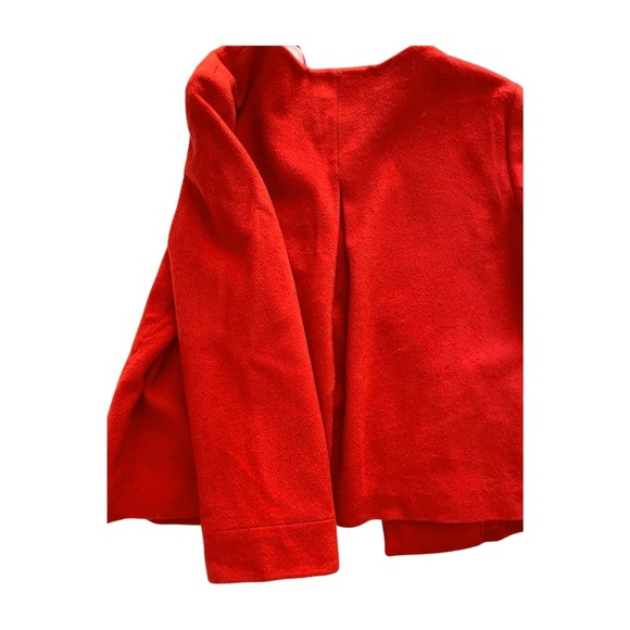 Massimo Dutti Red Wool Jacket – Size 42 / US 10 - Picture 8 of 9